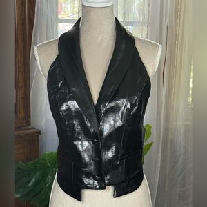 AFRM Cecily Faux Leather Halter Vest